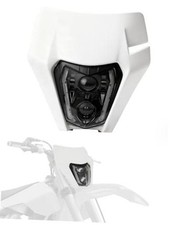 Dirt Bike Headlight LED Universal for CR XR SX YZ YZF KX 125-450 Clear White
