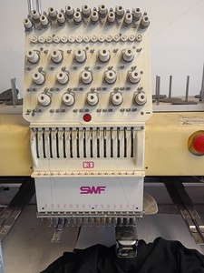 SWF EMBROIDERY 15 NEEDLE HEAD UNIT 4 heads