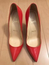 - Christian Louboutin Pin Heel Pumps Patent Red Women's Size EU36/US6 -