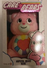 2021 Hopeful Heart Bear. Care Bears Plush Pink. NIB Target Exclusive