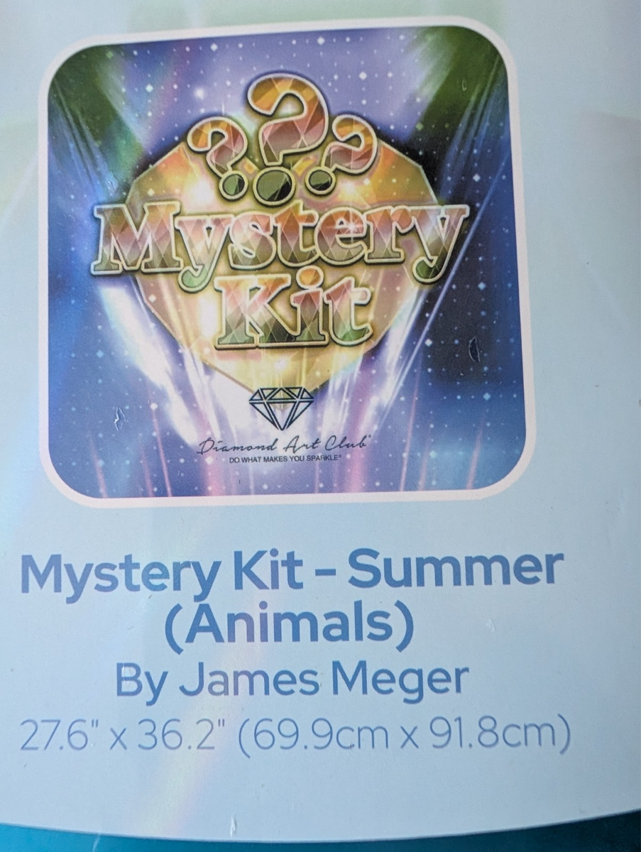 Diamond Art Club Mystery Kit Summer Animals James Meger Mystery