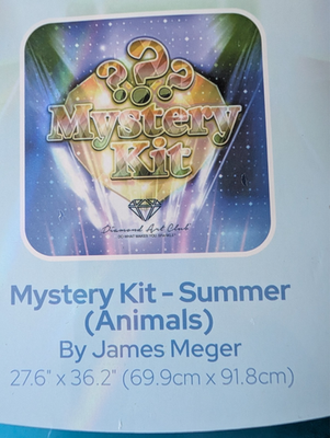Diamond Art Club Mystery Kit Summer Animals James Meger Mystery