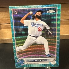 2022 Topps Chrome - Andre Jackson #121 Aqua Refractor /199 (RC)