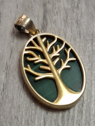 Vintage Sterling Silber Edelstein Anhänger