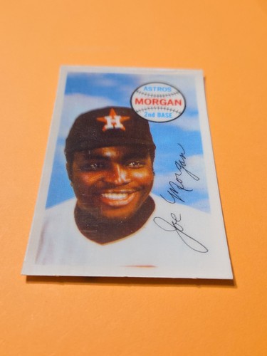 1970 Kellogg's 3-D Super Stars Joe Morgan #72 HOF EXMNT