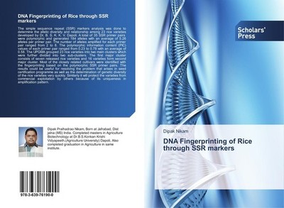 DNA Fingerprinting of Rice through SSR markers Dipak Nikam