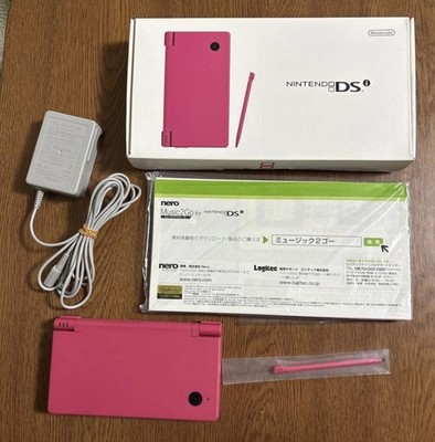 Japanese Nintendo DSi Handheld Game Console Hot Pink Complete In Box Near Mint