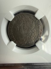1758 Shilling George II NGC VF35 Silver Coin Great Britain