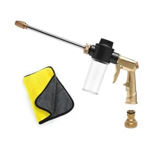 Car Wash Foam Gun for Hose, High Pressure Foam Gun Car Wash Sprayer with 100c...