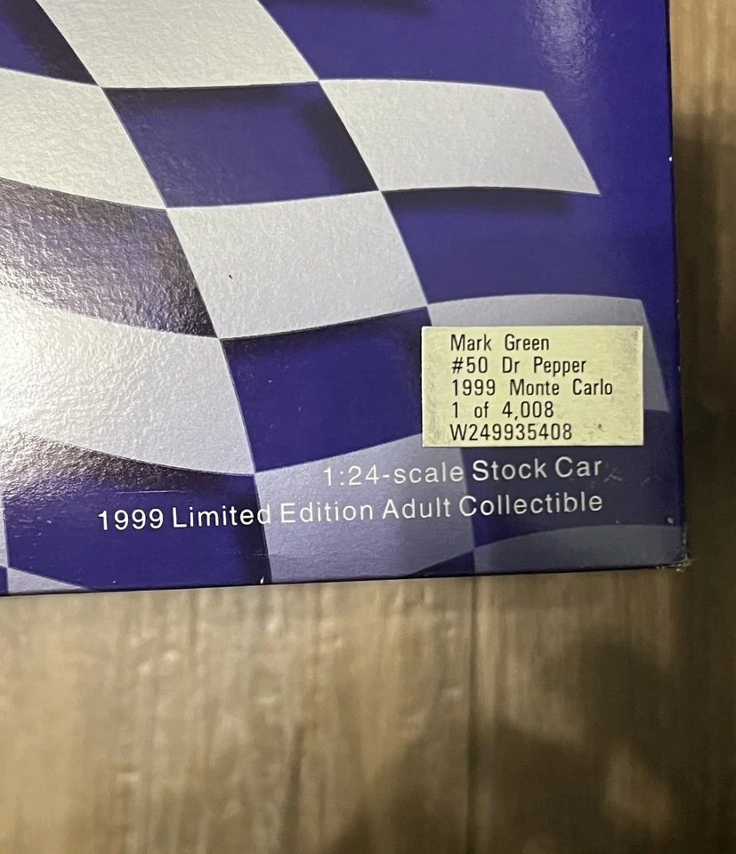 Mark Green #50 Dr Pepper Monte Carlo 1999 1/24 Foto 3 de 4