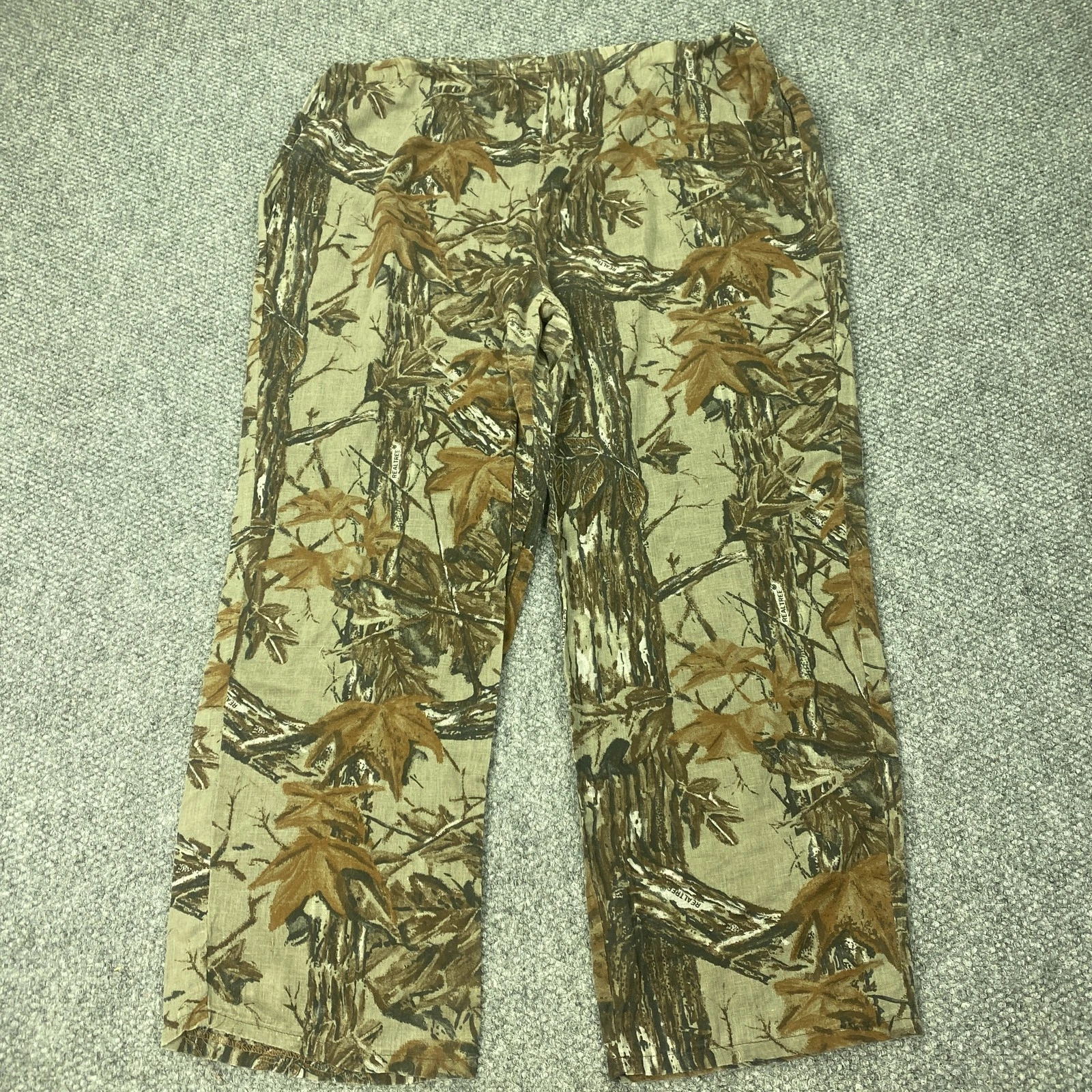Spartan Realtree Pants Mens 2XL Camo Hunting Outdoor Lightweight Fall Foliage