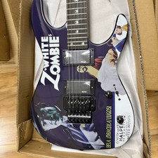 ESP LTD KH-3 White Zombie Chitarra elettrica EMG Pickups Floyd Rose