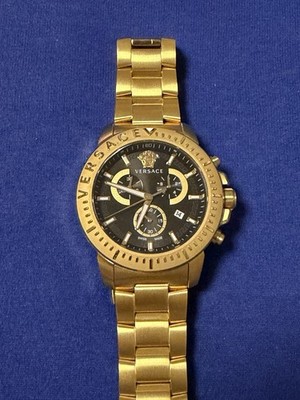 Versace Herren Uhr Armbanduhr Chronograph New Chrono VE2E00921 Edelstahl