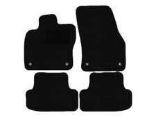 Fußmatten passend für VW T-ROC Typ A11 (Baujahr 2017 - aktuell), Deluxe schwarz