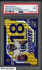 2023 Panini Zenith Football Gold Justin Jefferson #19 PSA 9