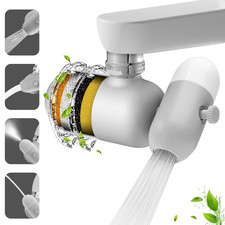 4 Modes Multifunctional Kitchen  Bathroom Water Filter for Sink Faucet with 2Pc