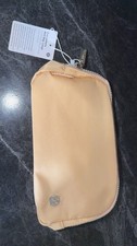 Lululemon Everywhere Belt Bag Large Beige 1L Zip Adjustable Waist Pack Polyester