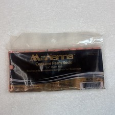 MARIANNA CONCAVE Perm Rods Short Pink 5/16" 12 Per Pack Lrg Flow Thru Vents NEW