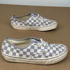 Vans Authentic Checkerboard Lavender White Sneakers Women's 5.5 Men's 4 Low Top