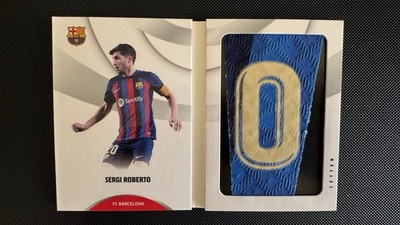 2022-23 DAKA Ineffable FC Barcelona Sergi Roberto Nameplate Jersey Patch /9