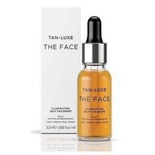 Tan-Luxe The Face Illuminating Self-Tan Drops Light/Medium 0.68 fl. oz  NIB