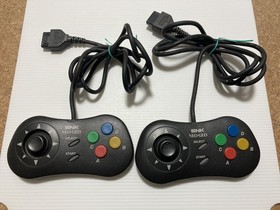 SNK Neo Geo CD Front Loading Console System NEOGEO Box Controller Tested working