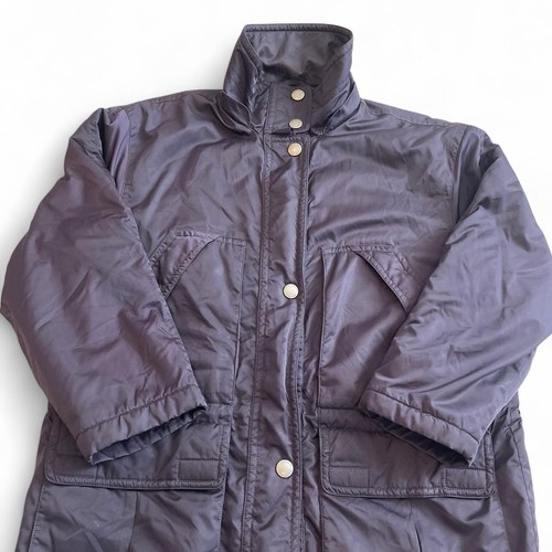 Eddie Bauer Purple Rain Jacket Vintage 90s Pockets Full Zip Buttons Rare Women S - Picture 2 of 7
