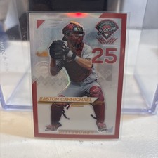 2025 Panini Prospect Edition Pirates Easton Carmichael 65/199 Red Prizm