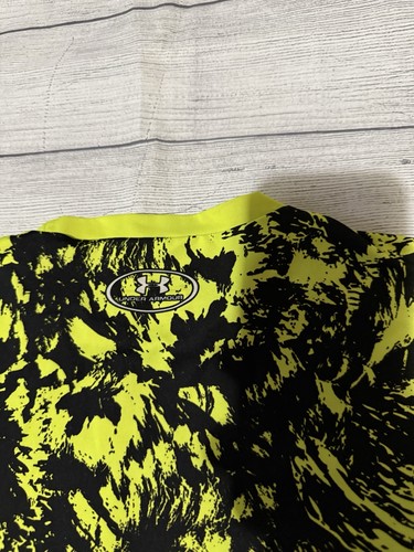 Under Armour Grizzly Bear T-Shirt Heat Compressed Alter Ego Gr. XL Neon - Bild 8 von 8
