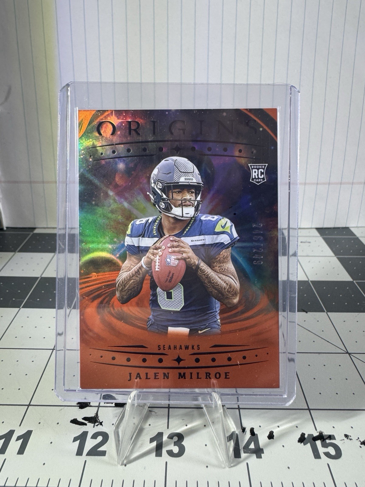 2025 Panini Origins - Rookies Jalen Milroe, Jalen Milroe #103 Orange /249 (RC)