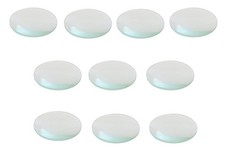 Lens, Double-Convex, Glass, 75 mm Diameter, 100 cm Focal Length, Pack of 10
