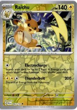 Raichu Uncommon SV02: Paldea Evolved 064/193 NM