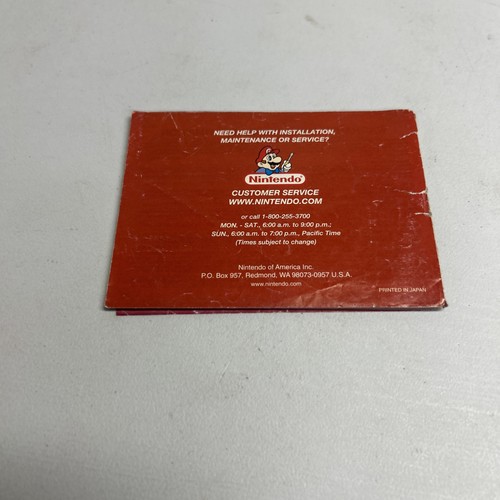 Pokemon Ruby Version (Gameboy Advance GBA, 2002) Instruction Booklet Only - Picture 3 of 7
