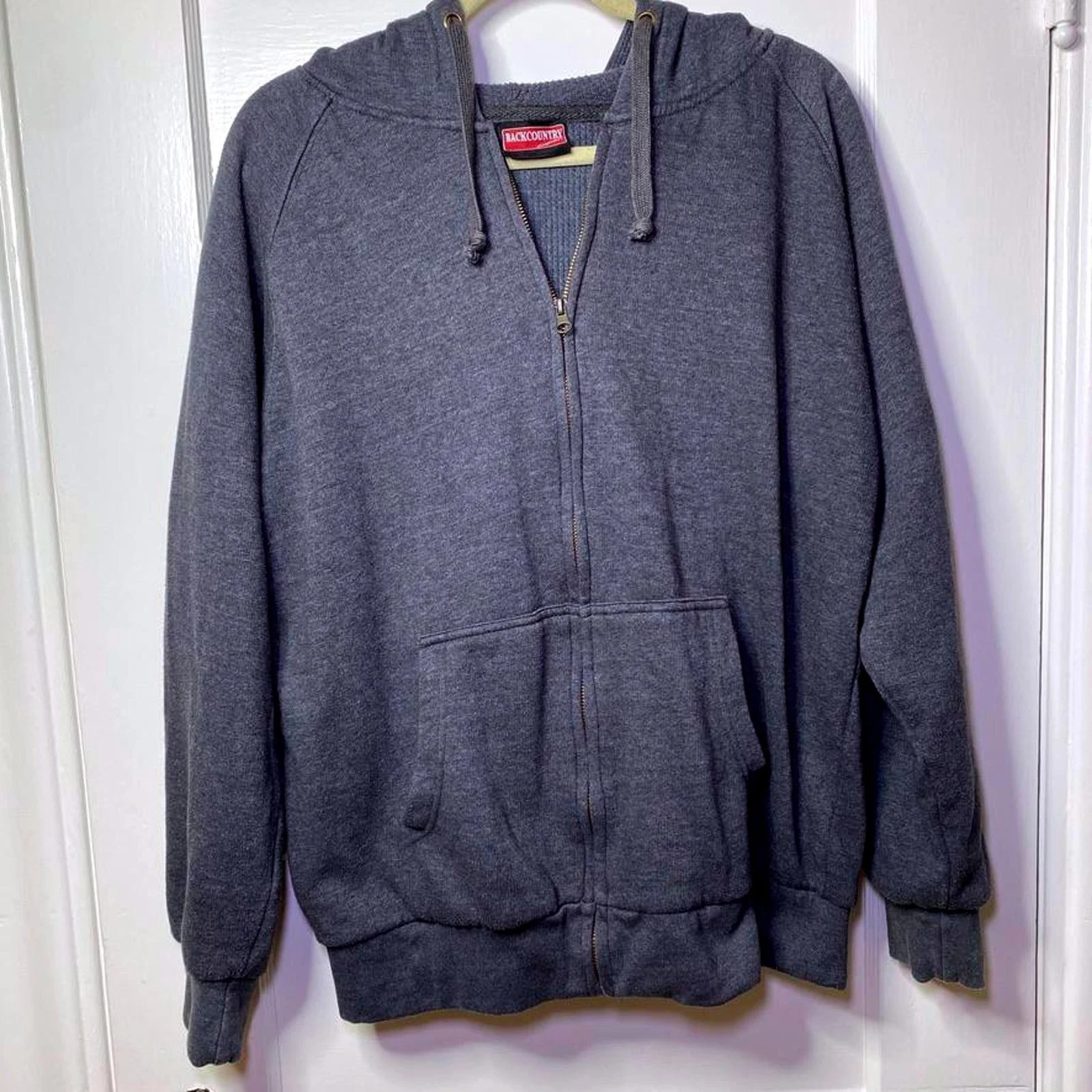 Backcountry Full-Zip Hoodie Mens Medium Activewear Gorpcore Outdoor Grunge