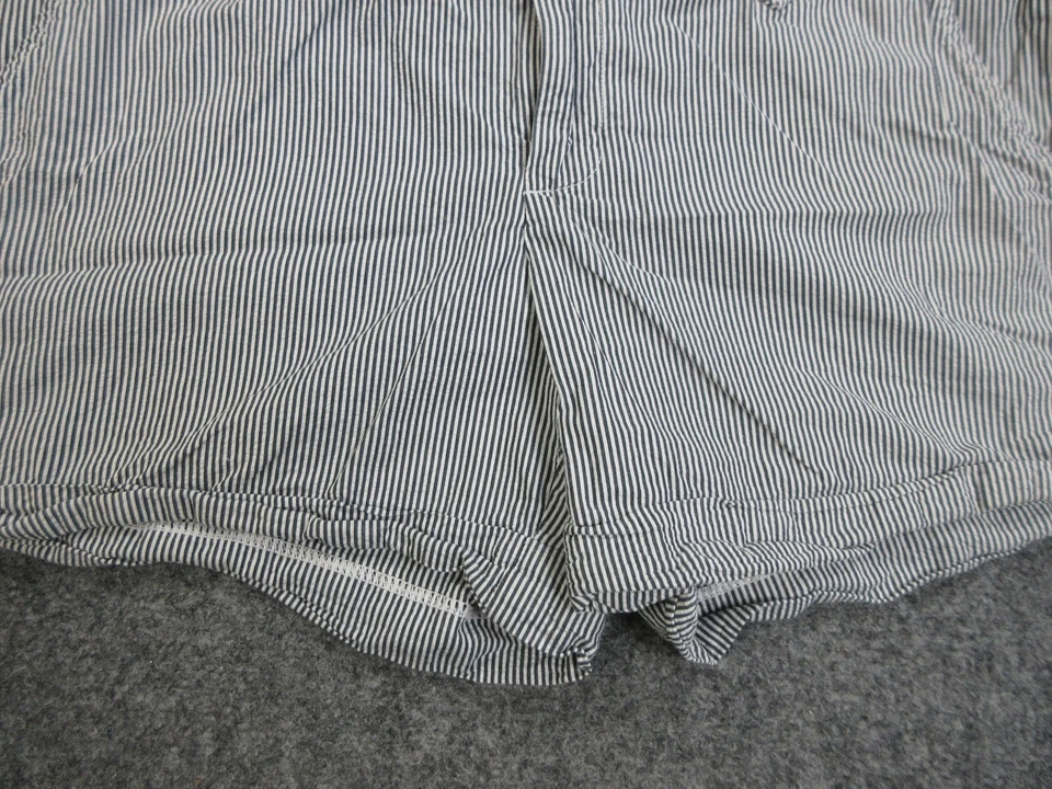 Tommy Hilfiger Pantalones Cortos Mujer Talla 12 Azul Blanco Rayas Algodón Informal Verano Foto 2 de 4