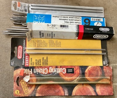 Lot of 19 Chainsaw Files 5/32'' Oregon Pferd Stihl
