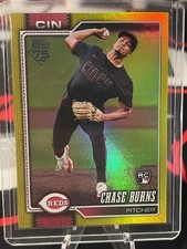2026 Topps Chase Burns Yellow Rainbow Foil 66/399 (RC)