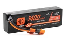 Spektrum 1400mAh 2S 7.4V Smart G2 30C Lipo Battery SPMX142S30H2