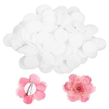 200 PCS White Round Felt Circles 1 Inch Pre Cut Craft Pads NonWoven Fabric
