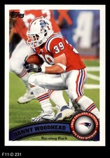 2011 Topps #231 Danny Woodhead Patriots Chadron St 8 - NM/MT