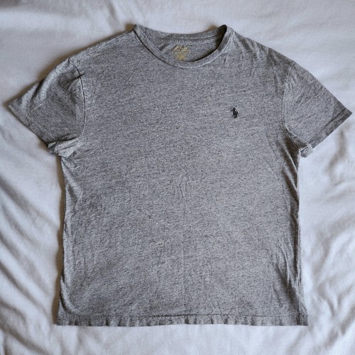 Polo Ralph Lauren Small grau Classic Fit Rundhalsausschnitt gesticktes Logo T-Shirt Tee