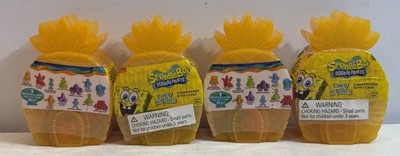 Spongebob Squarepants Tiny Mights Mites Culturefly Lot Of 4 Sets Of 3 NEW
