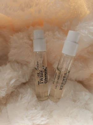 2 x HERMES Twilly d'Hermes EAU GINGER Eau de Parfum SAMPLE SPRAY 2mL 0.06oz New
