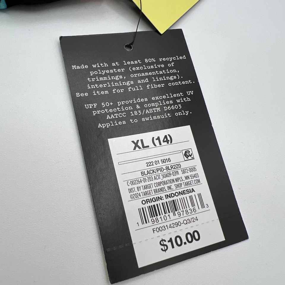 Top de natación bikini floral multicolor Art Class by Target para niñas talla XL (14) Foto 3 de 4