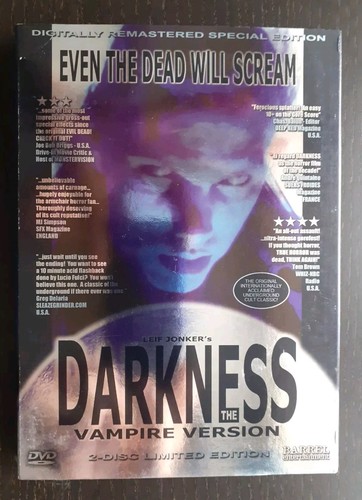 Darkness: The Vampire Version - 2 Disc Limited Edition DVD - OOP With Slipcase