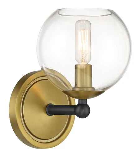Minka Lavery 5061 Kearney Park 9" Tall Vantage Bathroom Sconce - Coal / Soft - Picture 1 of 8