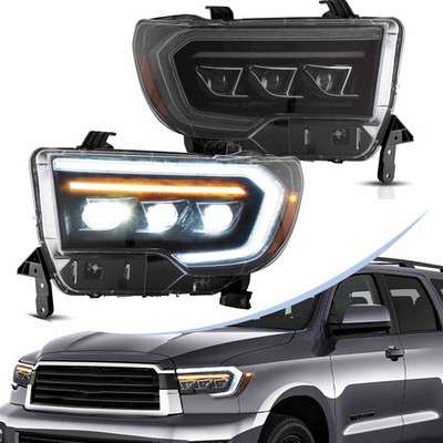 VLAND LED Scheinwerfer für 2007-2013 Toyota Tundra &2008-2020 Sequoia Sequential