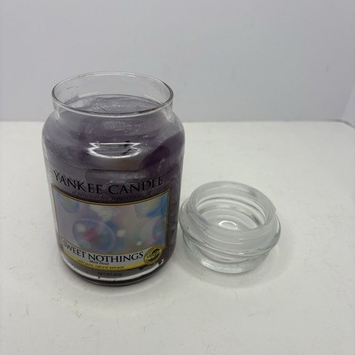 Yankee Candle SWEET NOTHINGS 22 oz Large Jar Rare Discontinued Retired Used - Picture 5 of 8