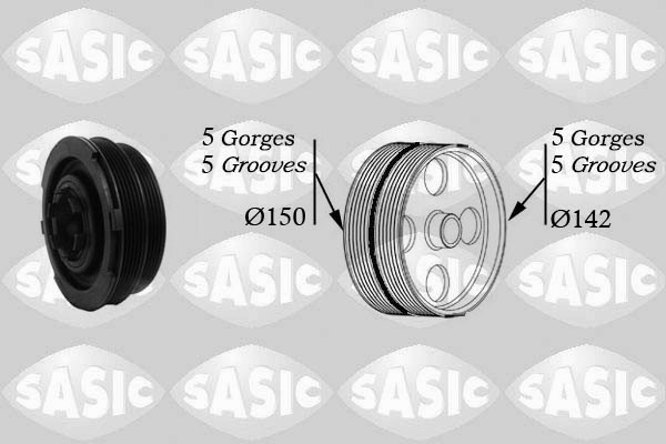 Fits SASIC 2156038 CRANKSHAFT PULLEY  ⭐UK Stock⭐