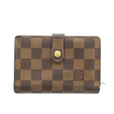 Louis Vuitton Damier Viennois Wallet Bifold Coin Purse Brown N61674 Ladies
